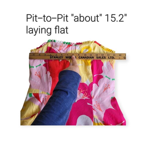 Lavish Lilly's Floral Strapless Cheerful Dress by Lilly Pulitzer size 6 (XS/S) - Picture 13 of 16